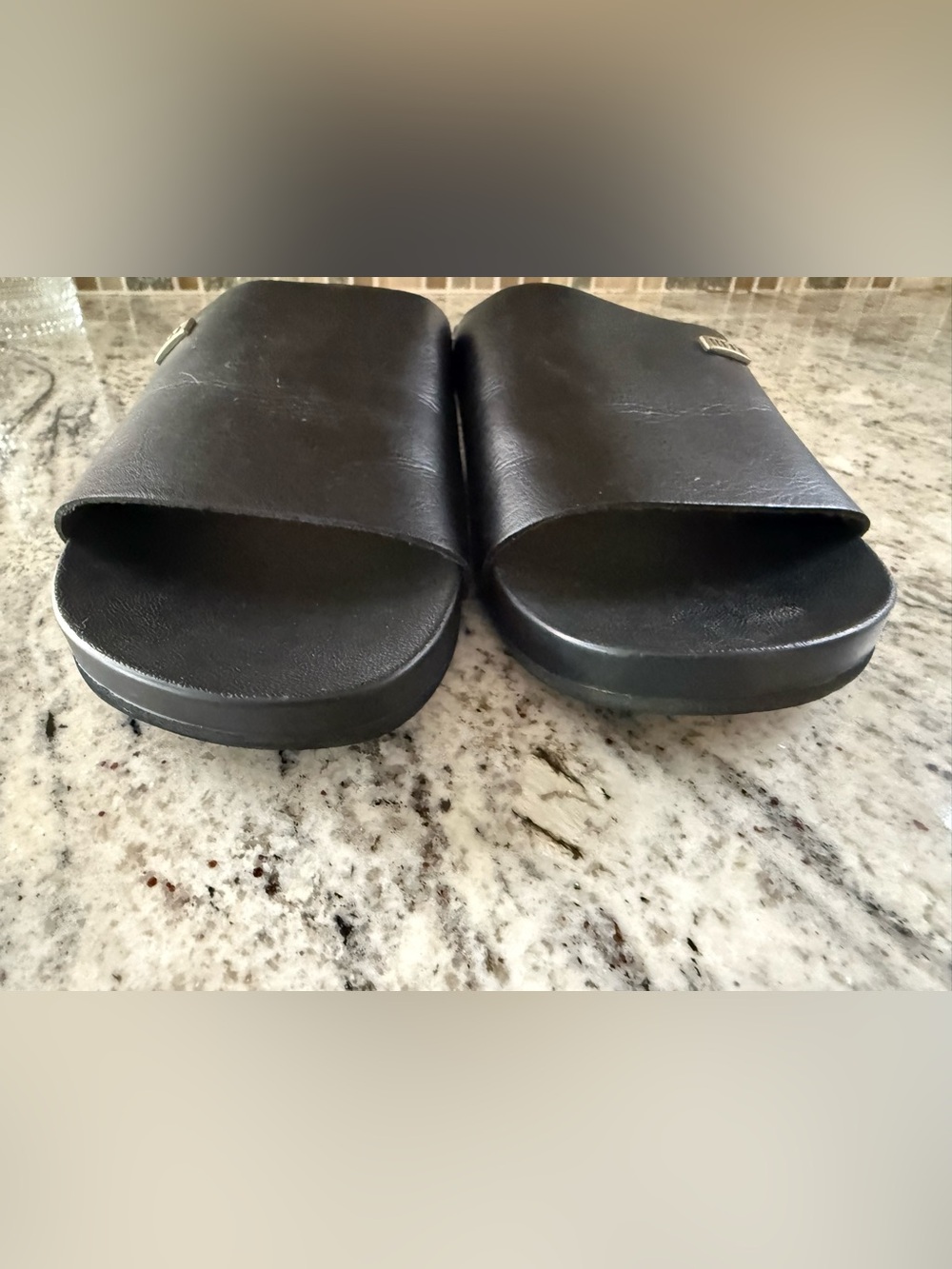 Reef Black Cushion Scout Slides Sandal Minimalist Comfy Coastal Euro Summer 8 - Picture 9 of 12